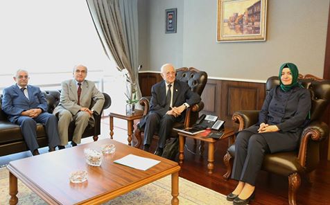 Aile ve Sosyal Politikalar Bakanı sn. Dr. Fatma Betül Kaya'yı ziyaret ettik.