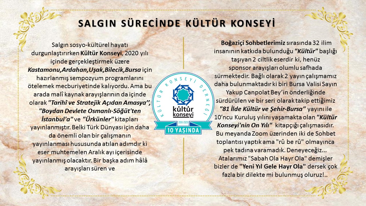 Salgın Sürecinde Kültür Konseyi