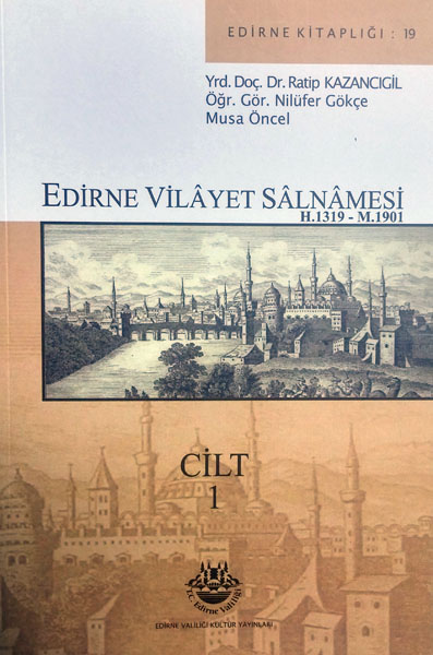 Edirne Vilayet Salnamesi 1nci Cilt