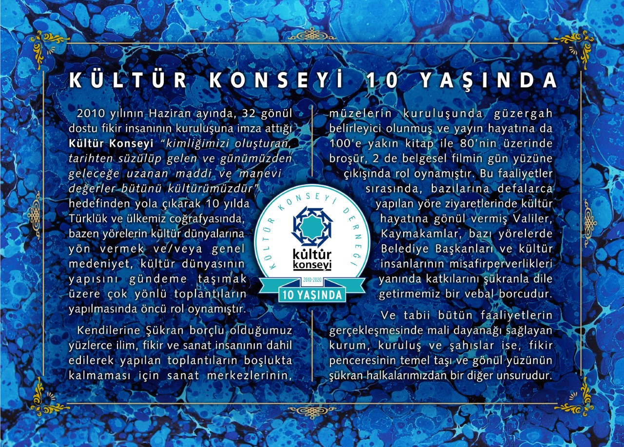 Kültür Konseyi 10 Yaşında